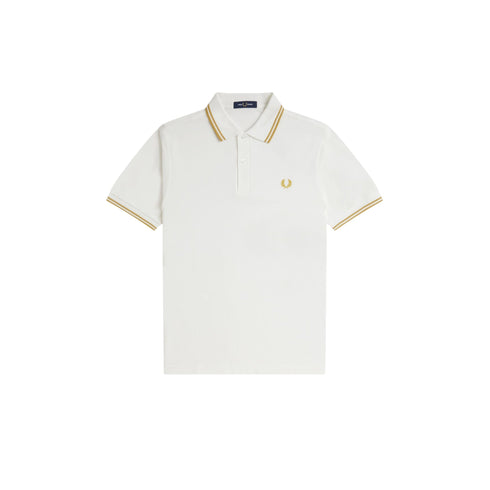 Fred Perry Polo Polo Uomo con doppia riga M P25 - FRED PERRYM3600 - Y53 - M - Francavilla Moda